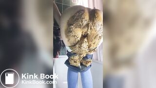 p00girl - Poop In Skinny Jeans And Panties