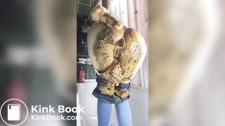 p00girl - Poop In Skinny Jeans And Panties