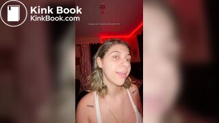 Girl's sexy long tongue 32