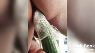 Anal 52 - Cucumber in my Butt Made Me Cum, 1 of 2