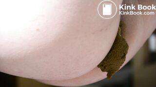 Pooping 696 - On Plate Close Up, 1 of 2