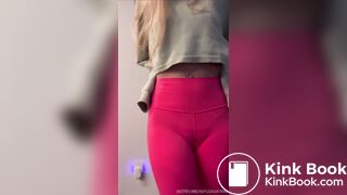 Messing diapers under leggings