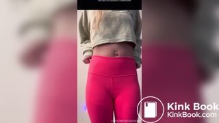 Messing diapers under leggings