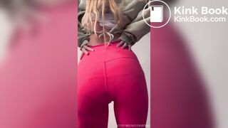 Messing diapers under leggings