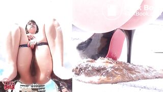 Japanese Girl Diarrhea In Outdoor