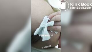 Chinese Girl Pooping