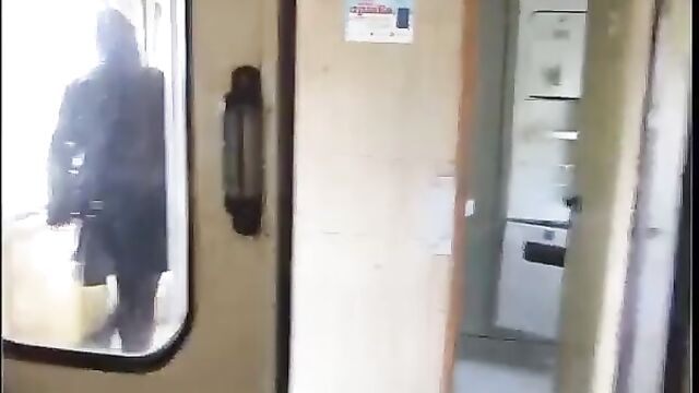 Train seat pissing!